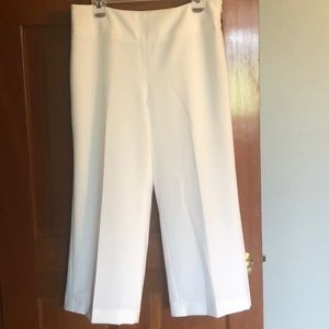 Gaucho style white pants